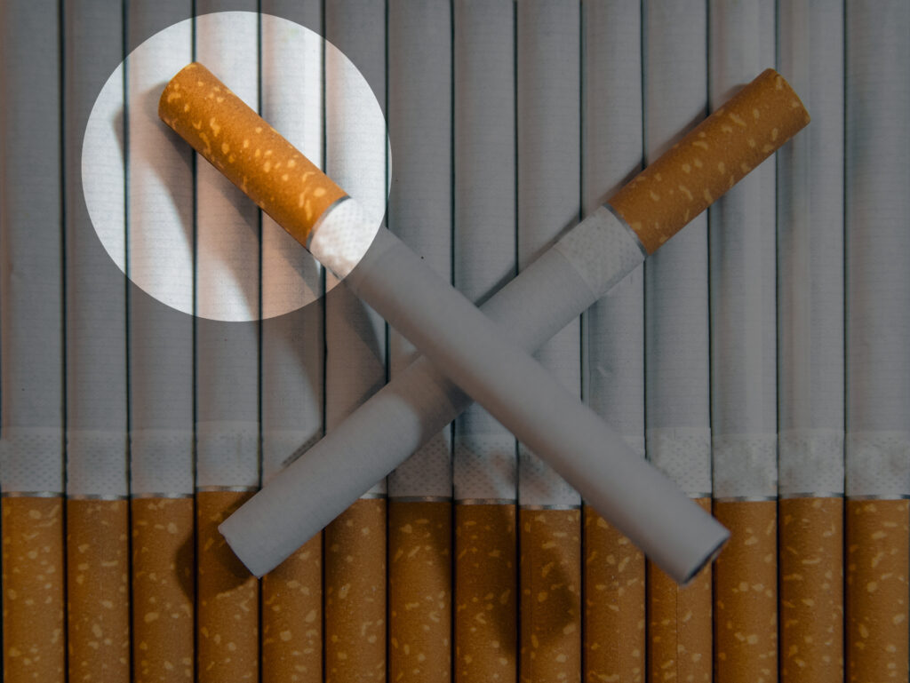 Composition d'un filtre de cigarette 